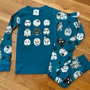 Hanna Andersson STAR WARS 120/6-7 Long Johns Pajama Set